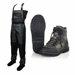 A.Jensen Atlas Waders Stocking Foot Waders + A.Jensen Callisto vadesko med gummi